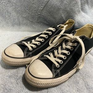 Black Converse Shoes - Mens 9 Women’s 11